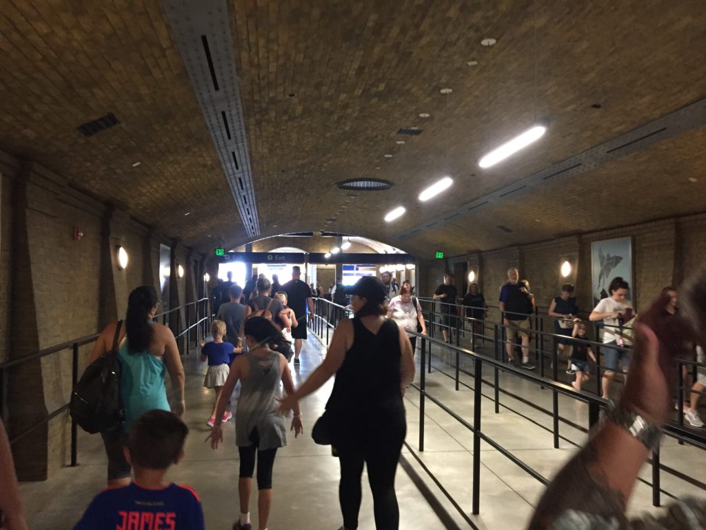 exit at King's Cross Station into Universal Studios