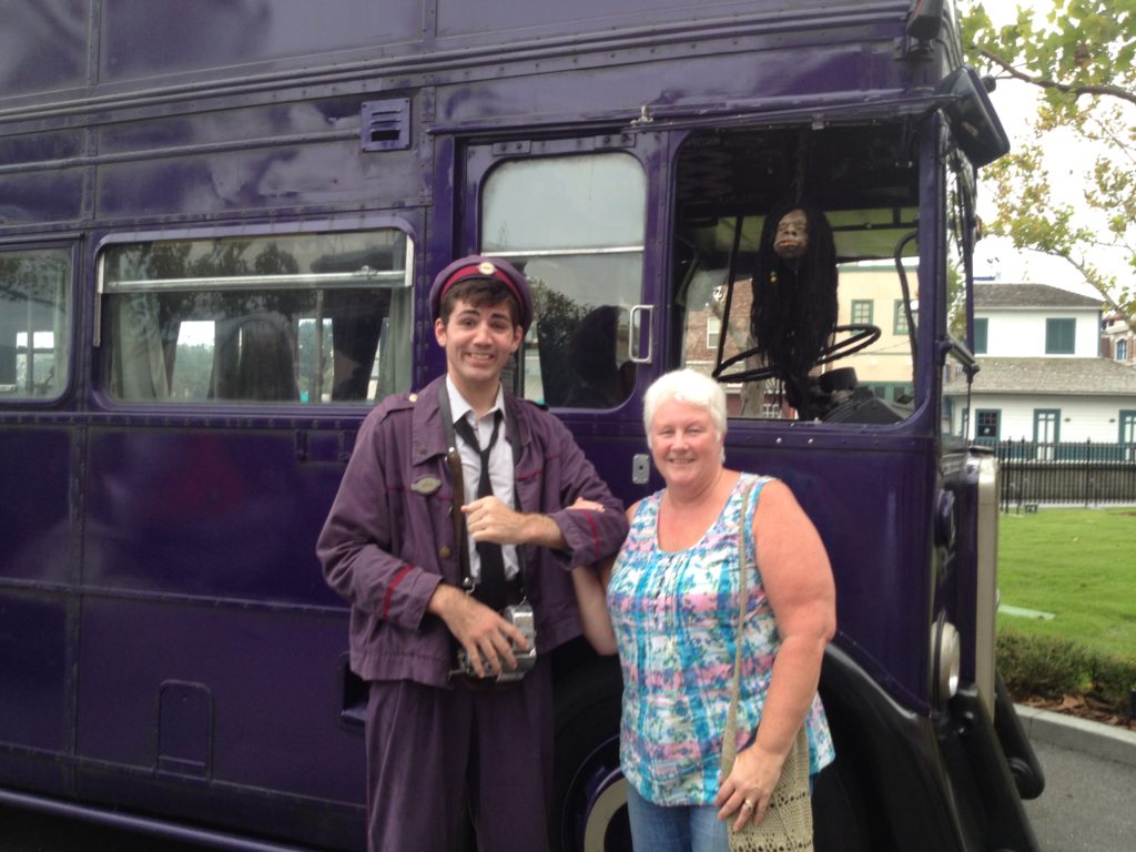 Knight Bus Driver and shrunken head