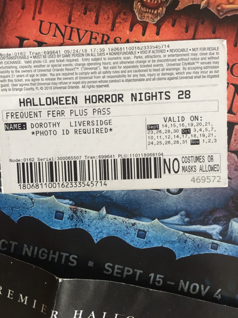 Halloween Horror nights Tales from the Dot Side