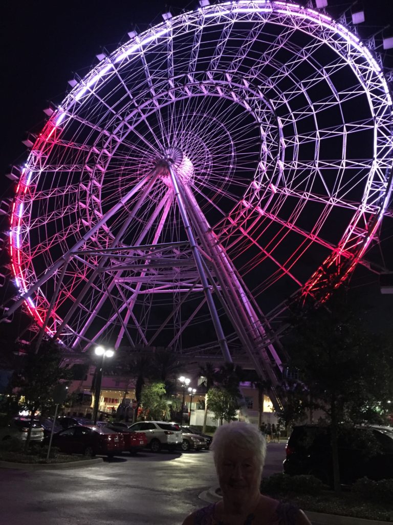 The Wheel at night, Icon Park, Orlando
