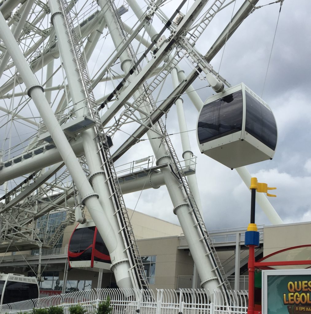 A capsule at The Wheel at Icon Park, Orlando