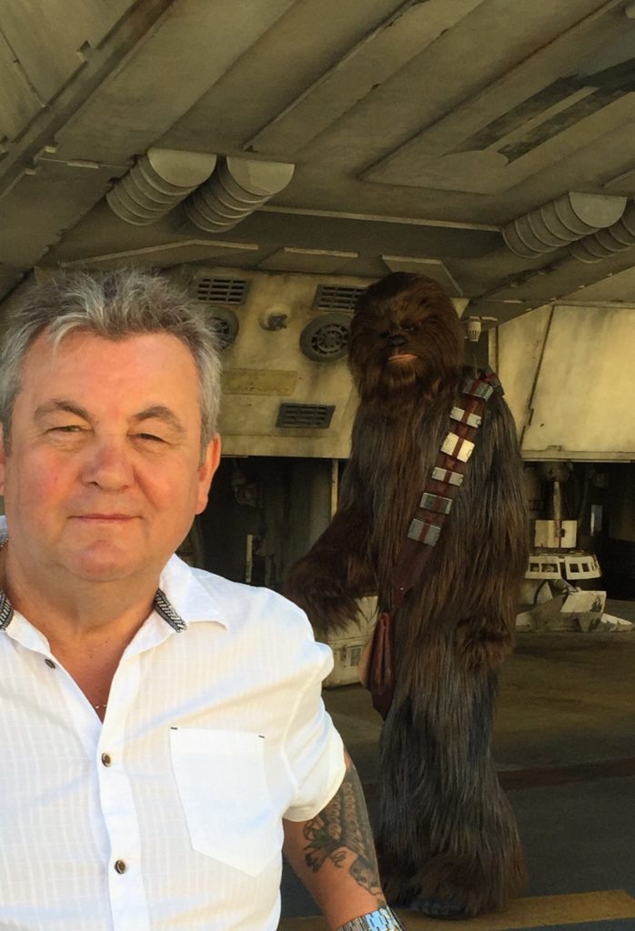 Photo bombed by Chewie