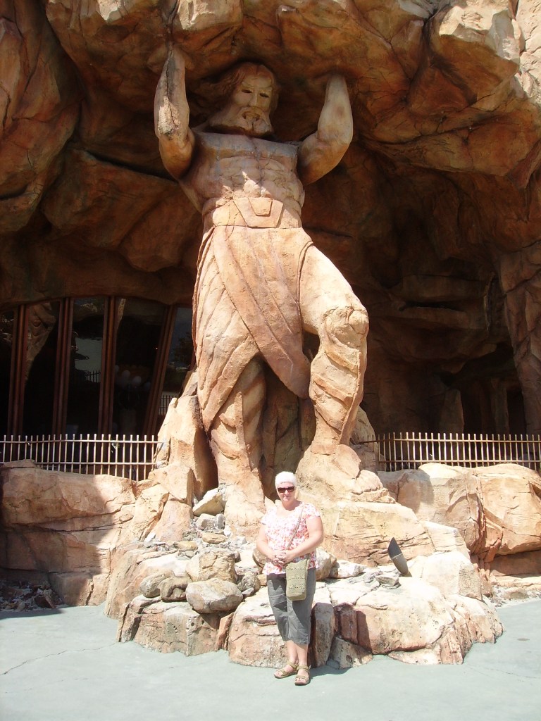 Rear of Mythos Restaurant, Universal's Islands of adventure, Orlando