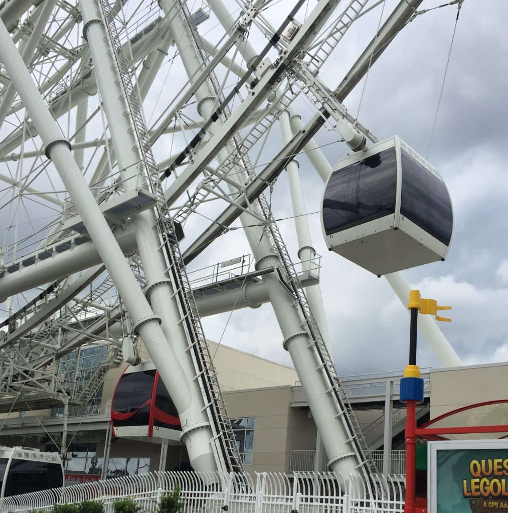 A capsule at The Wheel at Icon Park, Orlando